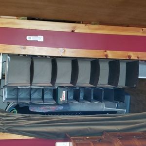 Canvas closet organizers